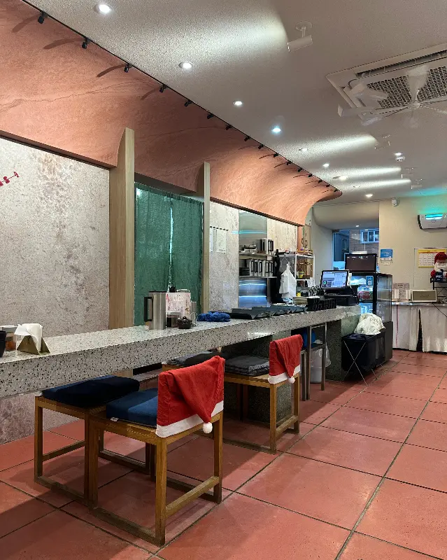 부온텐동 내부 인테리어