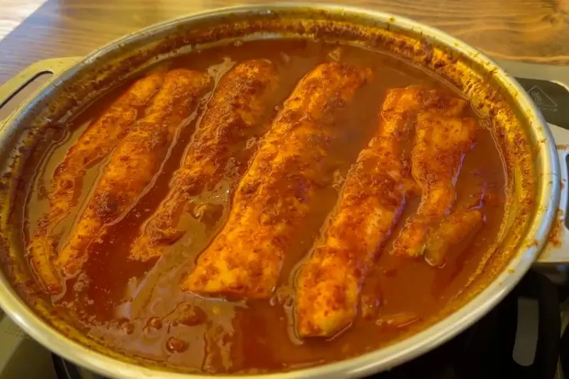 뼈 없는 갈치조림 비주얼