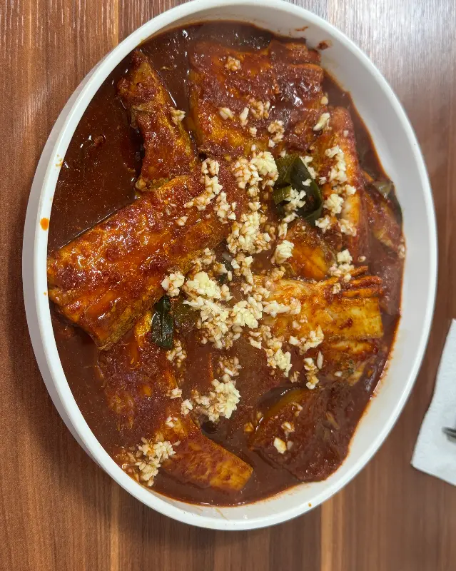 갈치조림 클로즈업