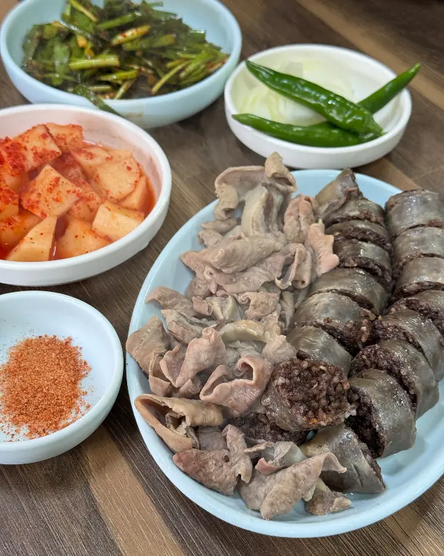 순대와 내장