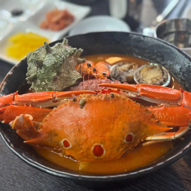 해녀짬뽕 해산물