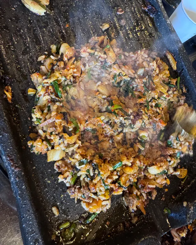 곱창과 마늘의 환상적인 조합