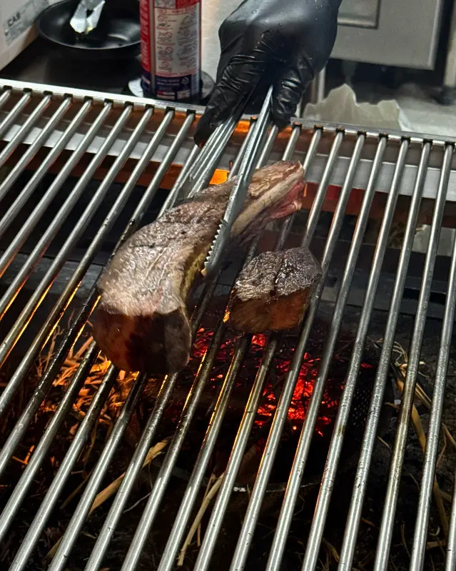 짚불 훈연 과정