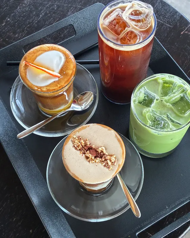 다양한 음료 메뉴