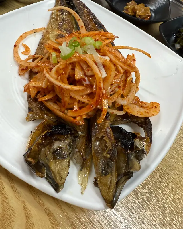 김희선제주몸국의 고등어구이