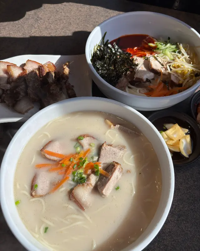 고기국수, 돔베고기, 비빔국수