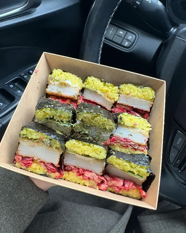 포장된 딱새우 김밥