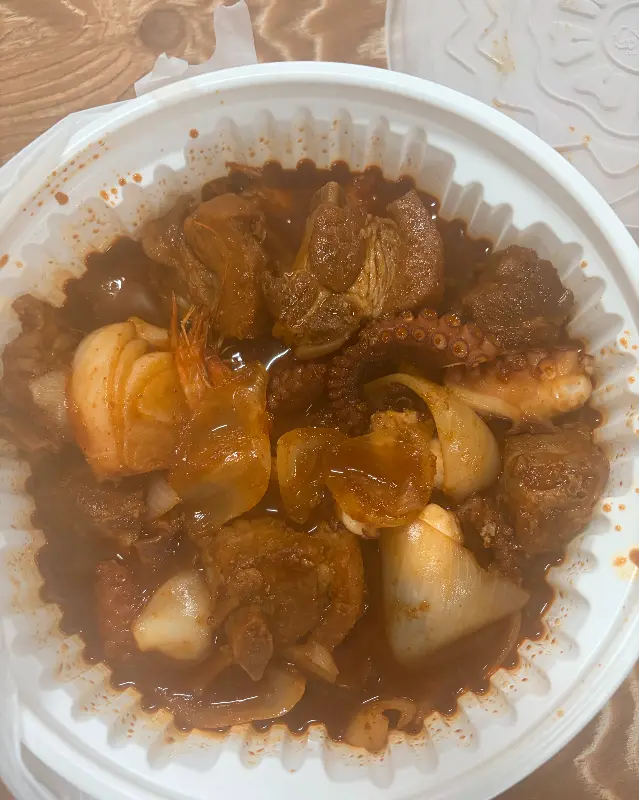 포장해온 해물갈비찜