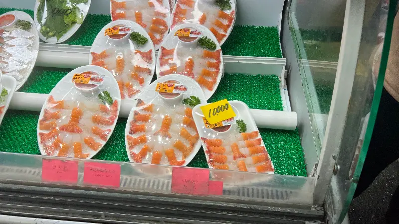 싱싱한 딱새우회