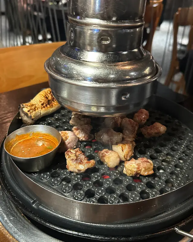 구워지고 있는 고기