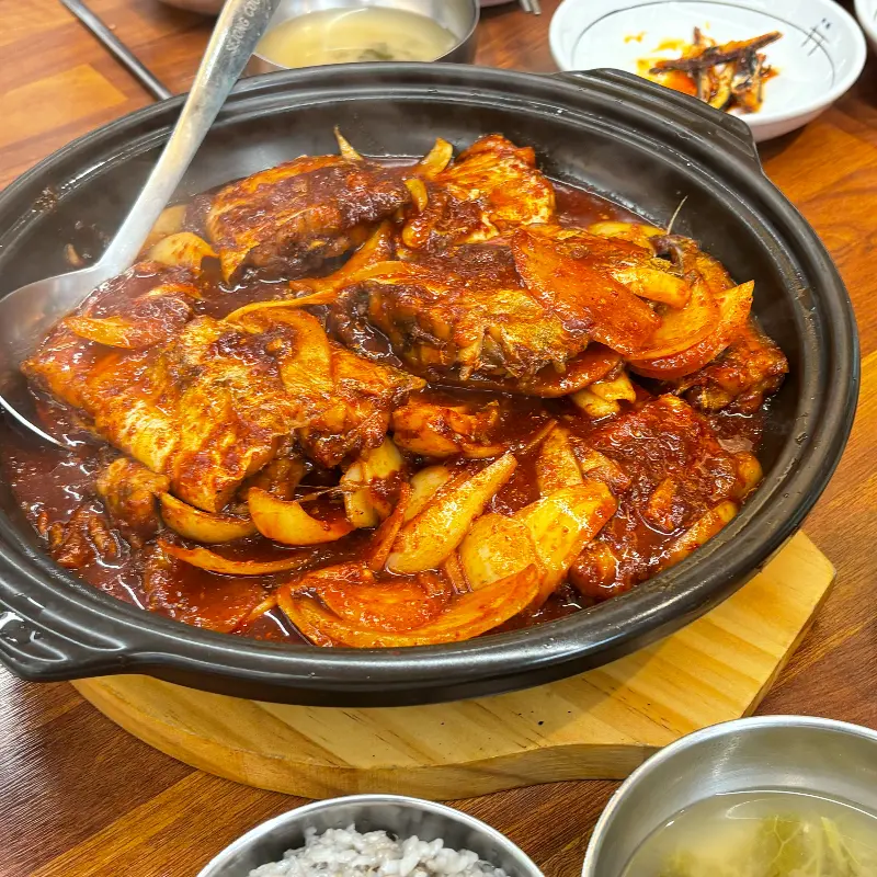 갈치조림 한상차림