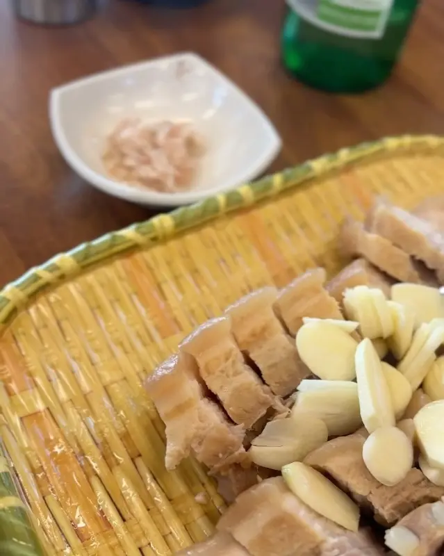 돔베고기 근접샷