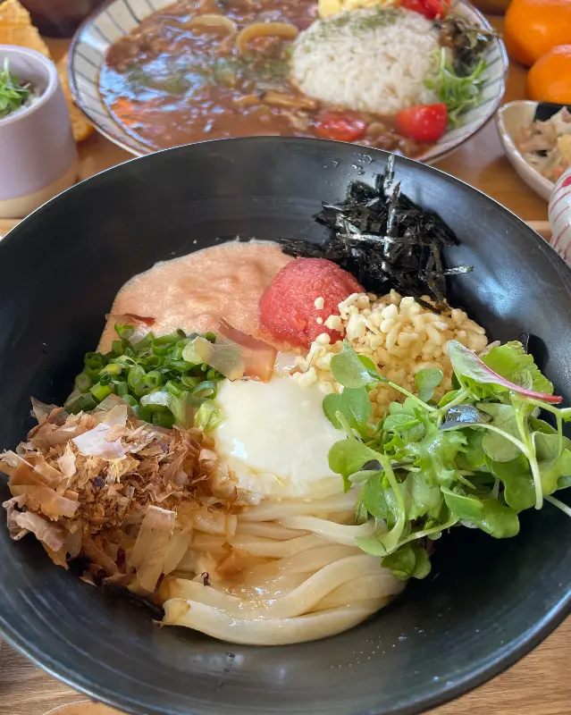 보기만 해도 군침이 도는 명란 냉우동