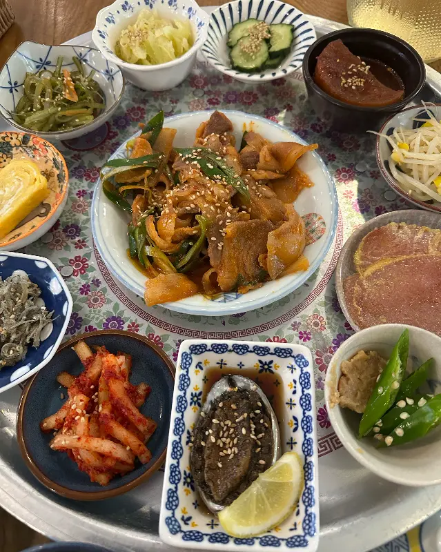 상세하게 찍은 제육볶음