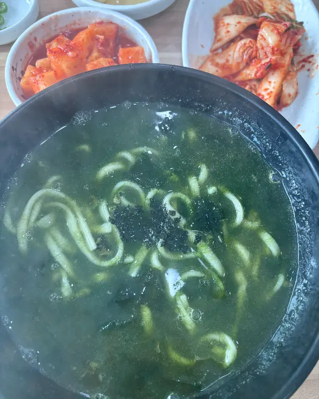 보말 칼국수