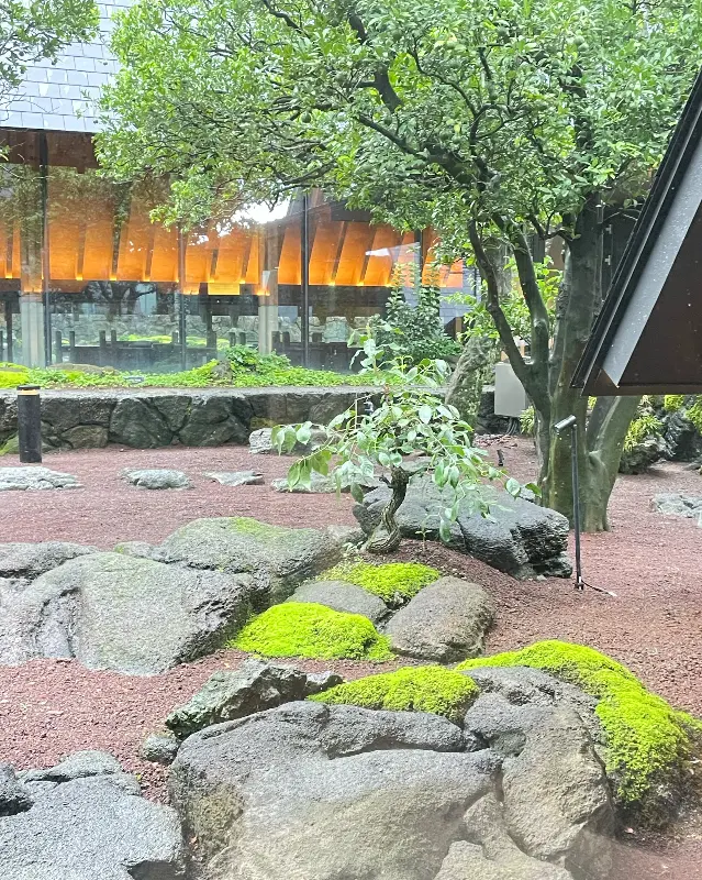 카페 정원 모습