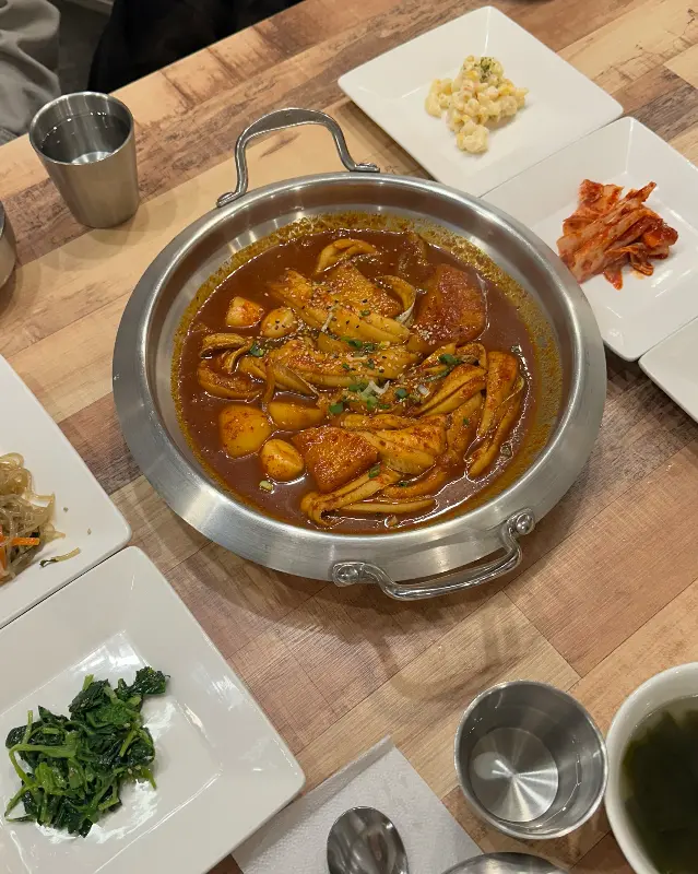 매콤한 갈치조림 클로즈업