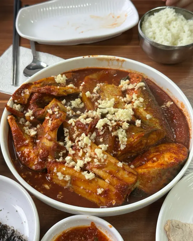 갈치조림 비주얼