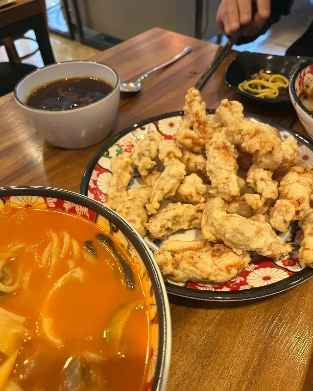 탕수육과 짬뽕 국물