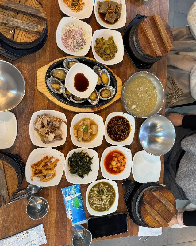 우영담 한상차림