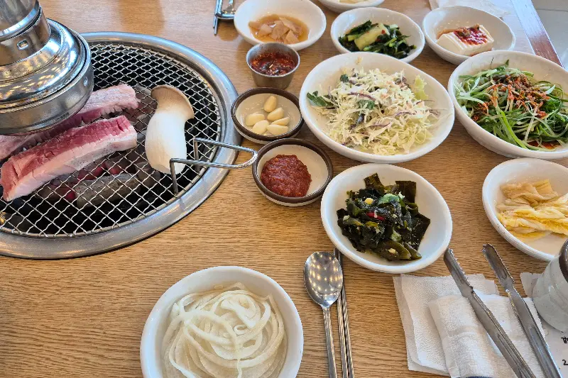 흑돼지 한상차림