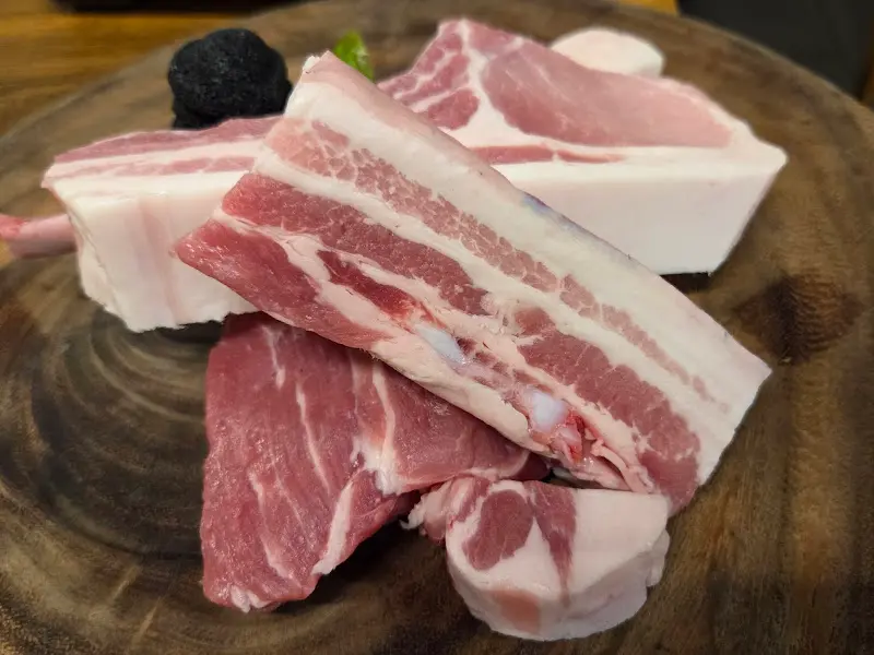 숙성 흑돼지 오겹살, 목살, 가브리살