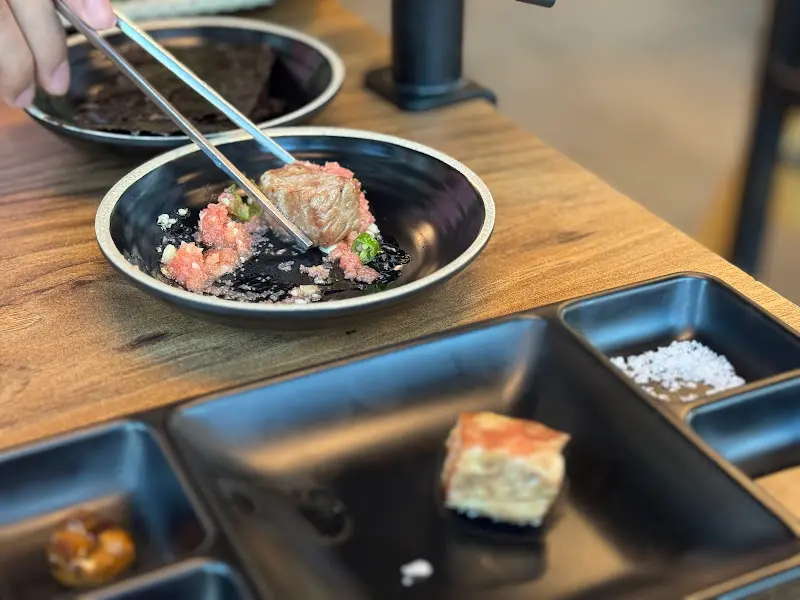 흑돼지 명란 조합