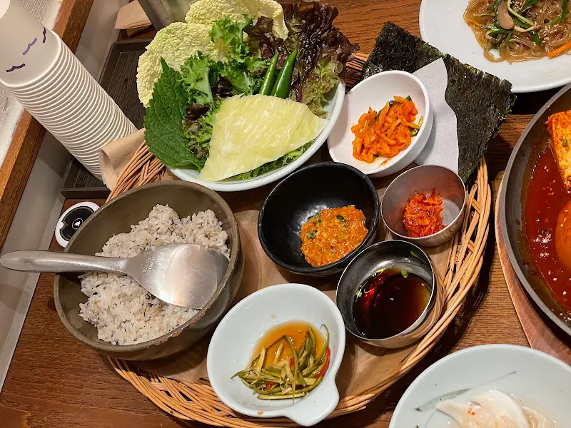 쌈 채소 클로즈업