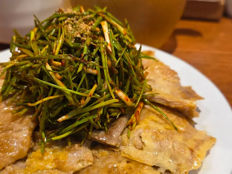 흑돼지 육전 근접샷