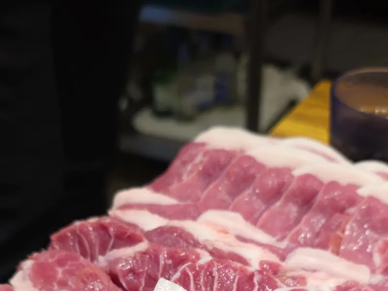 맛있는 흑돼지 모듬 한상차림