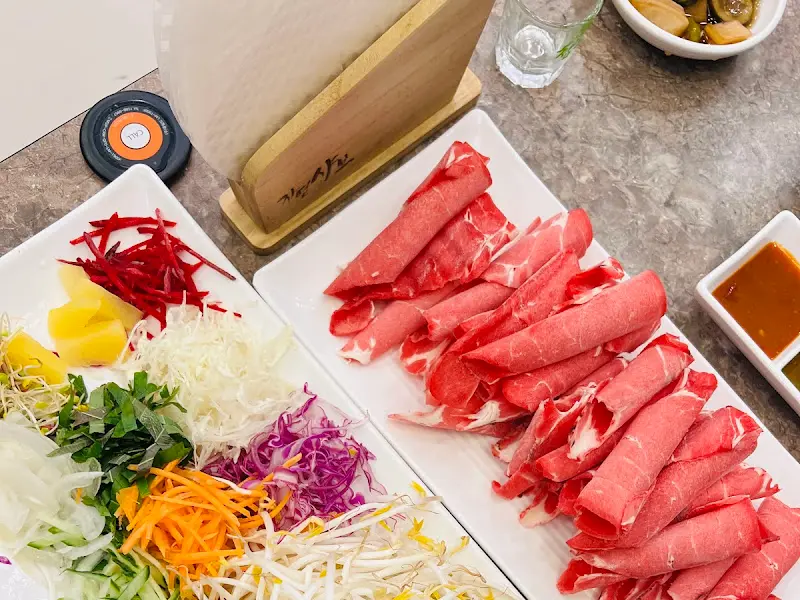 소고기와 신선한 야채