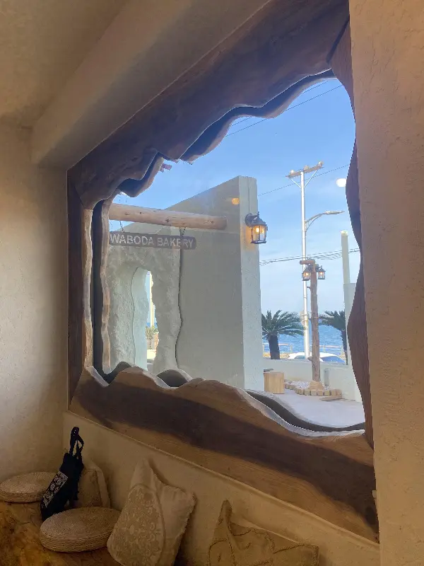 와보다의 창밖 풍경