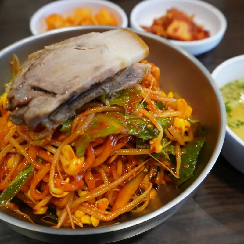 자매국수 비빔국수