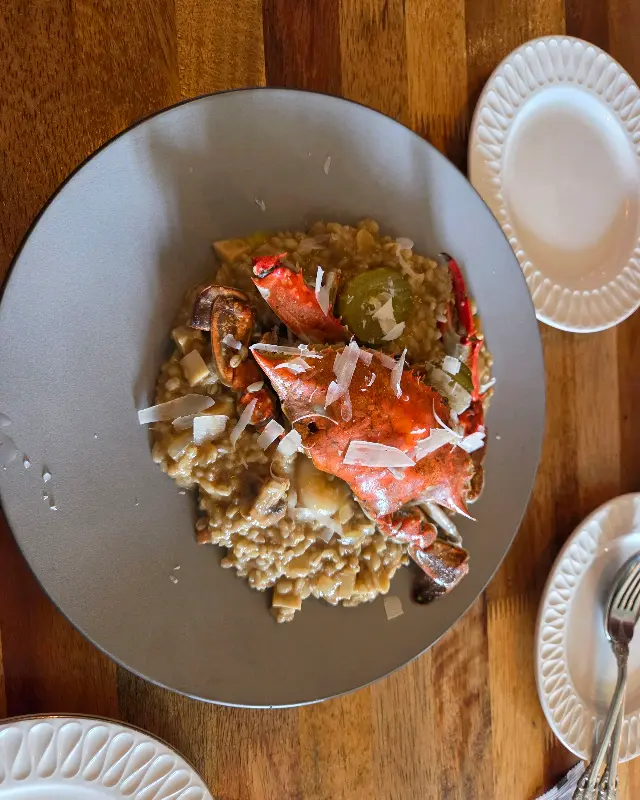 포르치니 꽃게 리조또