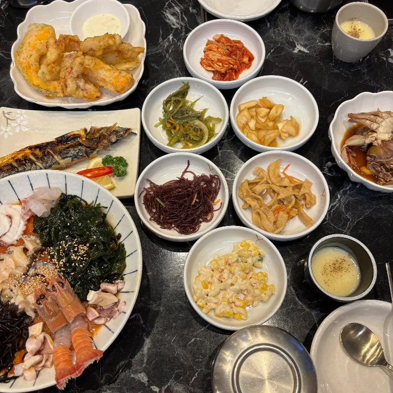 딱새우회 디테일 샷