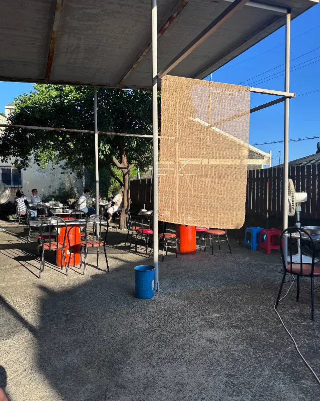 야외 테이블 좌석