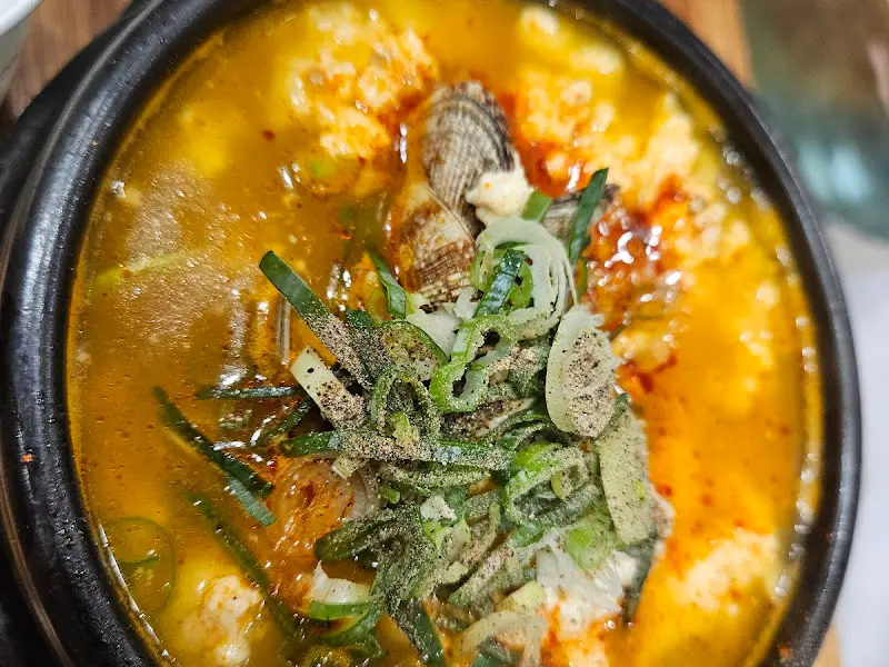 바지락 순두부찌개