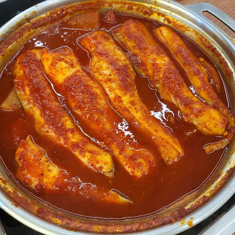 갈치조림 클로즈업