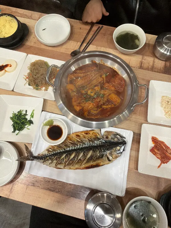 갈치조림과 옥돔구이의 환상적인 조합