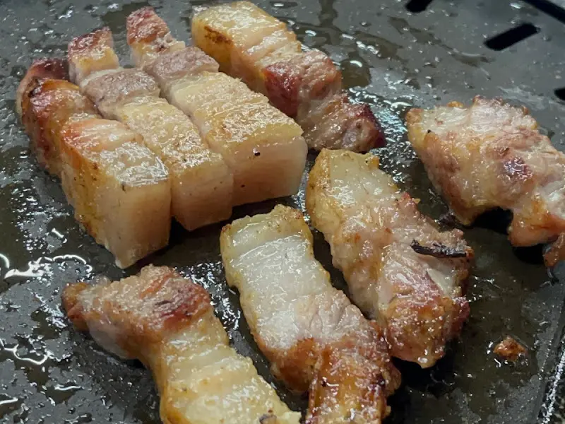 환상적인 비주얼의 흑돼지 오겹살