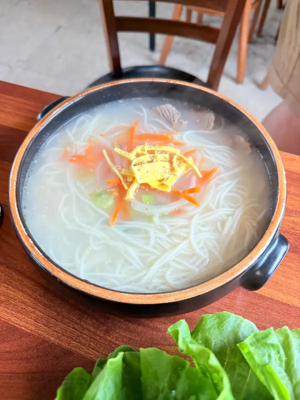 고기국수의 모습