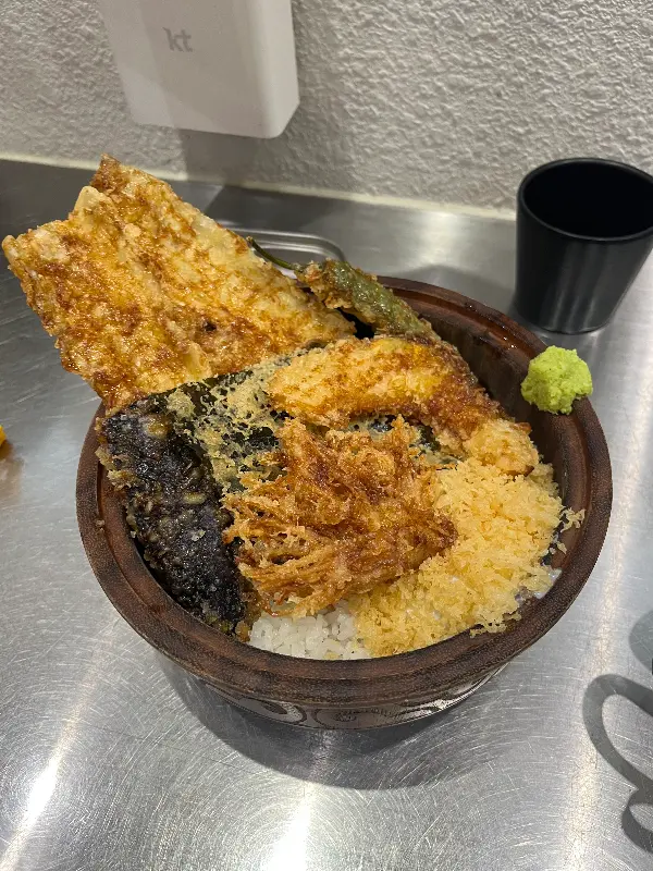 푸짐한 은갈치텐동