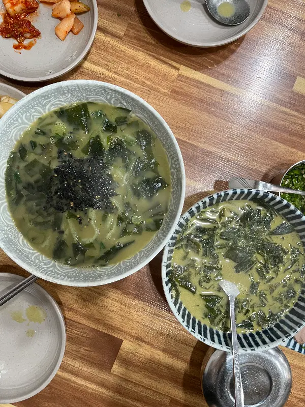 보말국과 보말칼국수