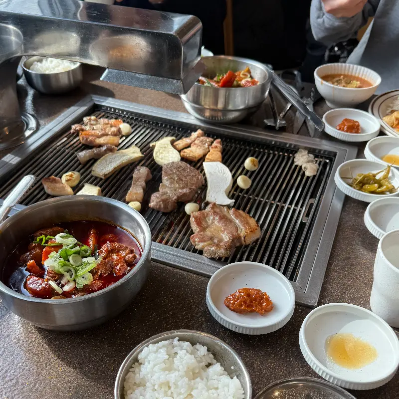 육즙 좔좔 오겹살 비주얼