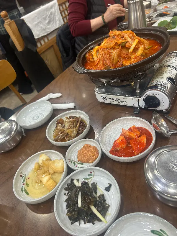 고등어 김치찜 한 상 차림