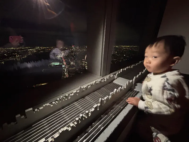 아이와 함께 온 손님