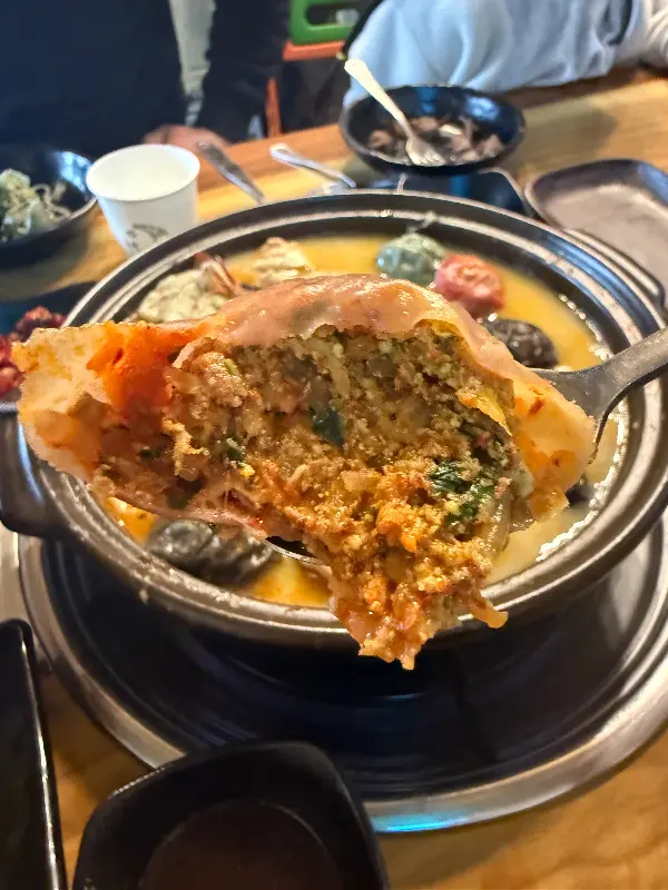 만두 단면