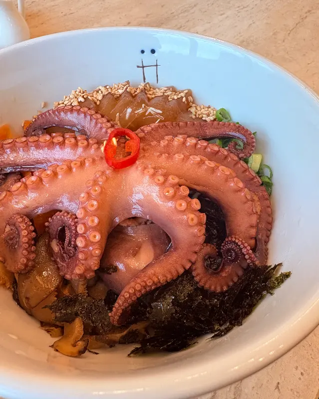 돌문어장 비빔밥