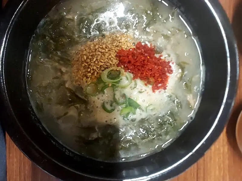 몸국 클로즈업 사진