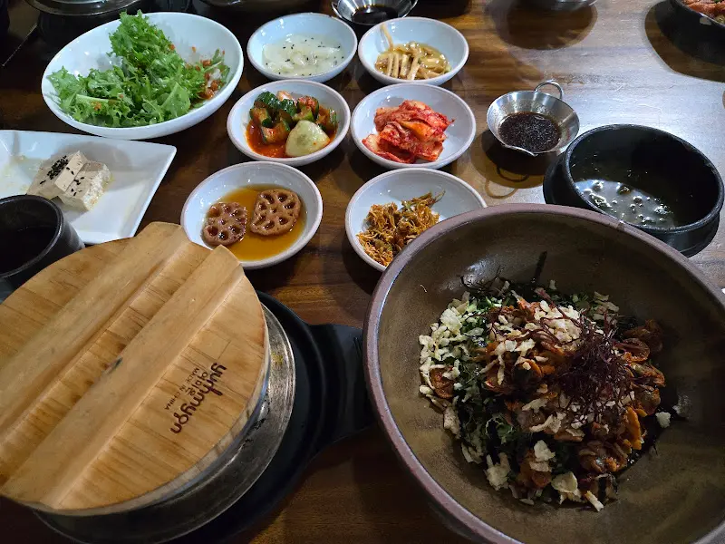 정갈한 반찬 클로즈업